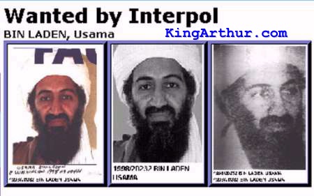 Bin Laden 
Interpol Wanted Poster