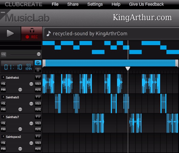 Screenshot Recording Recycled Sound